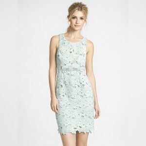 ASTR Mint Floral Lace Cocktail Dress Small